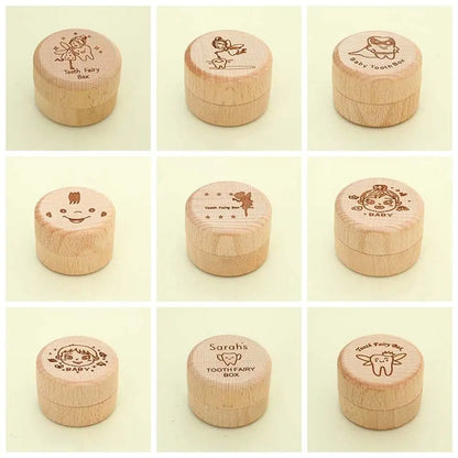 木製ベビートゥースボックス｜乳歯・へその緒・胎毛保存ケース・思い出収納ボックス
