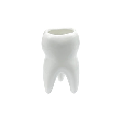 歯型セラミックペン立て｜デスクトップ収納