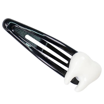 ミニ歯型ヘアクリップ 10個セット｜デンタルギフト・かわいい髪留めアクセサリー