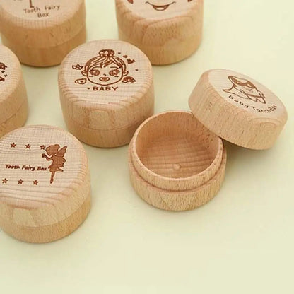 木製ベビートゥースボックス｜乳歯・へその緒・胎毛保存ケース・思い出収納ボックス