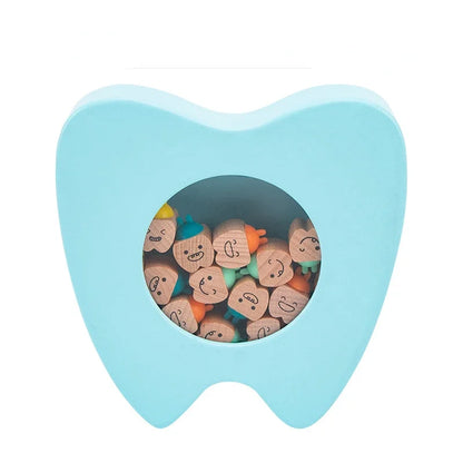 木製乳歯ケース｜男女兼用ベビー歯収納ボックス・記念用コレクションボックス