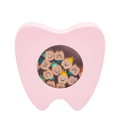 木製乳歯ケース｜男女兼用ベビー歯収納ボックス・記念用コレクションボックス