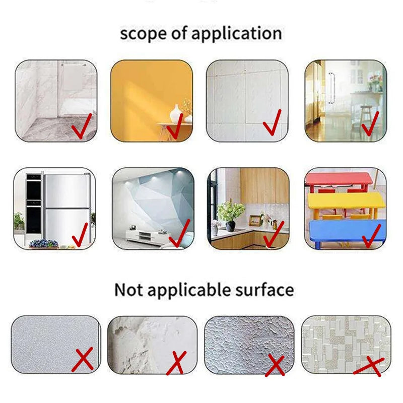 3D アクリル歯型ウォールステッカー｜ミラーアート・粘着式壁装飾シール