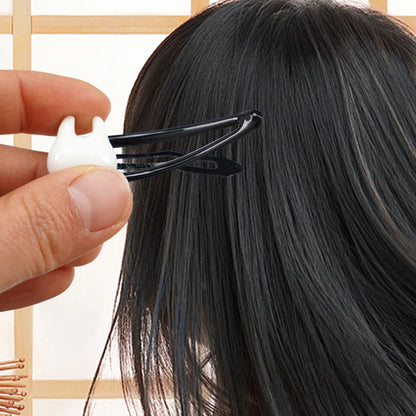 ミニ歯型ヘアクリップ 10個セット｜デンタルギフト・かわいい髪留めアクセサリー