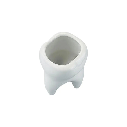 歯型セラミックペン立て｜デスクトップ収納